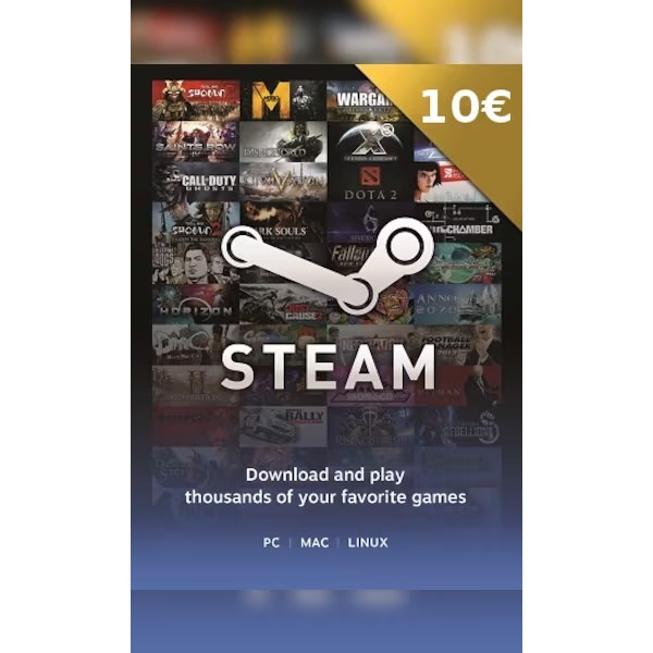 STEAM gift card 10€ - Global