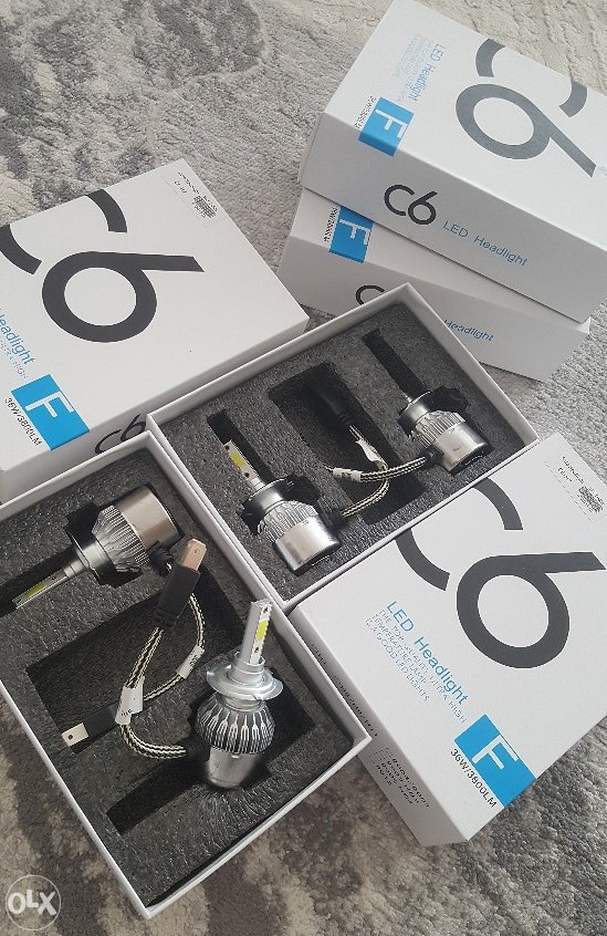 LED H7 H1 H8 Sijalice C6 3800LM