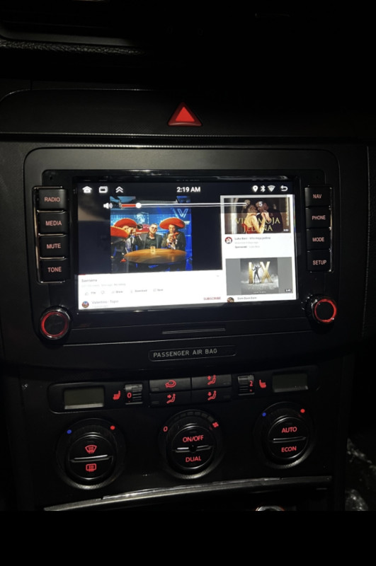Android Multimedija Golf Touran Polo Passat VW 4+64GB Radio