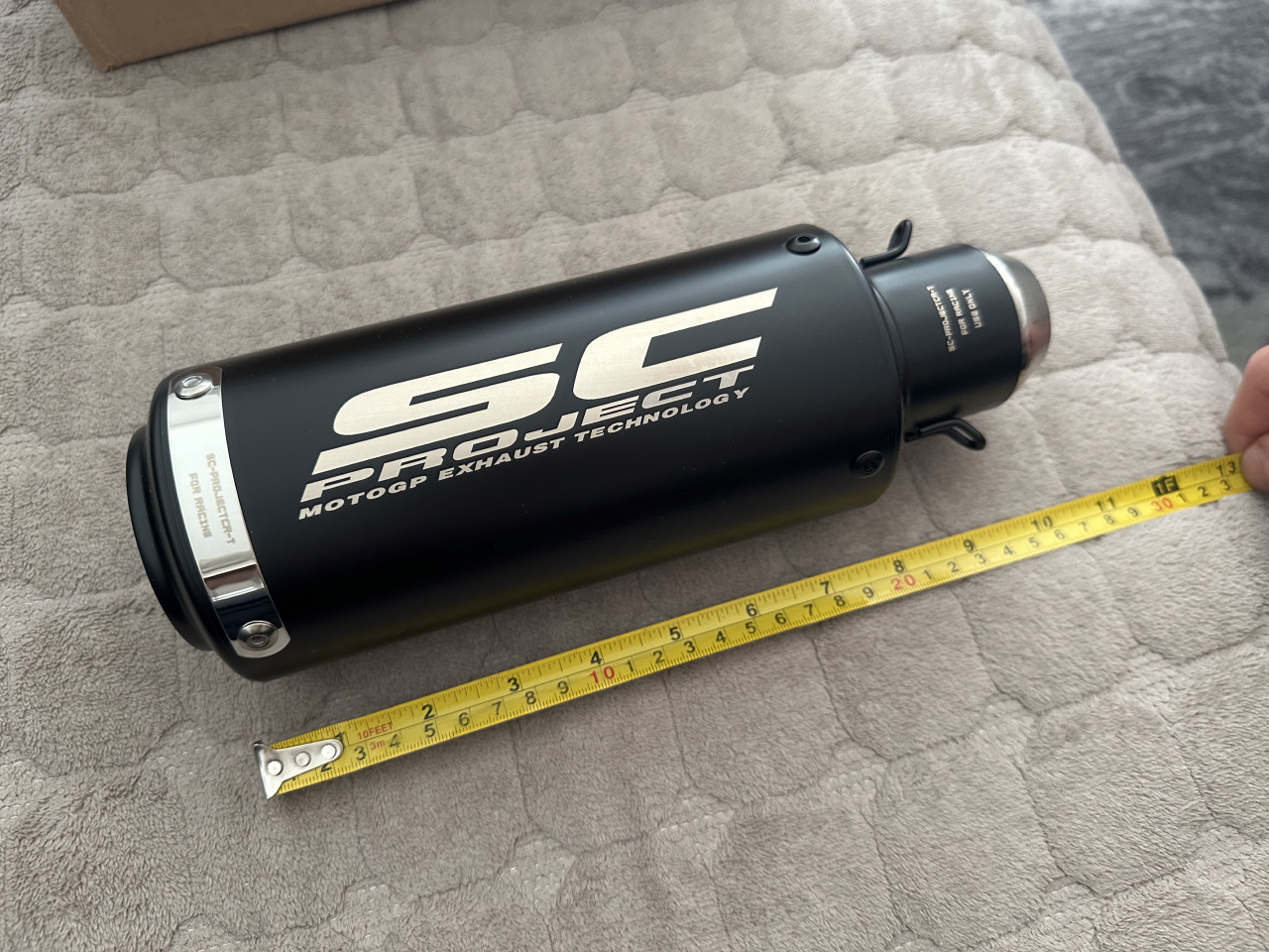 SC Project Auspuh 25CM Crna S Nosacima bez db kilera