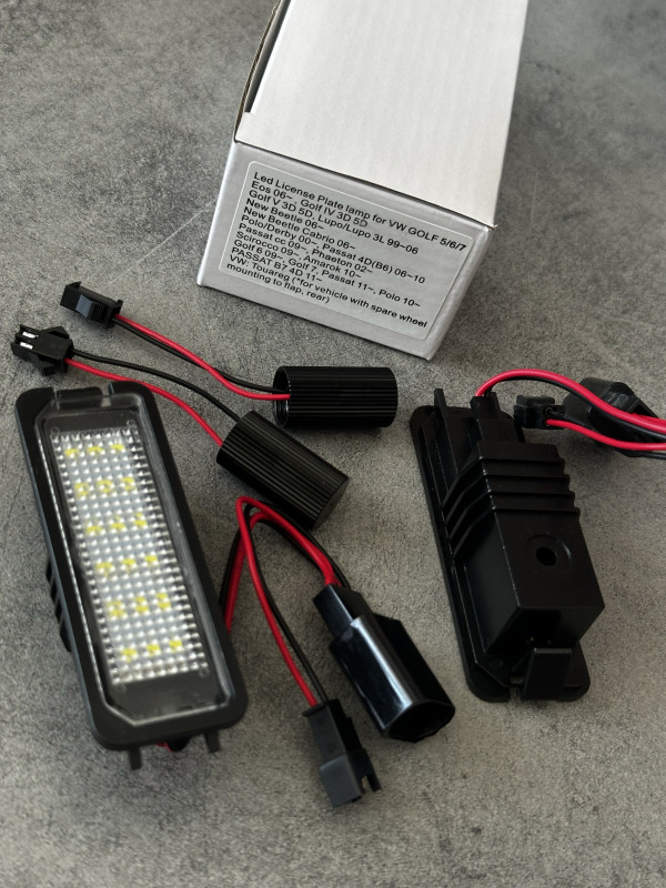 LED Sijalice Kuciste kucista tablica vw polo 4 5 6 golf passat
