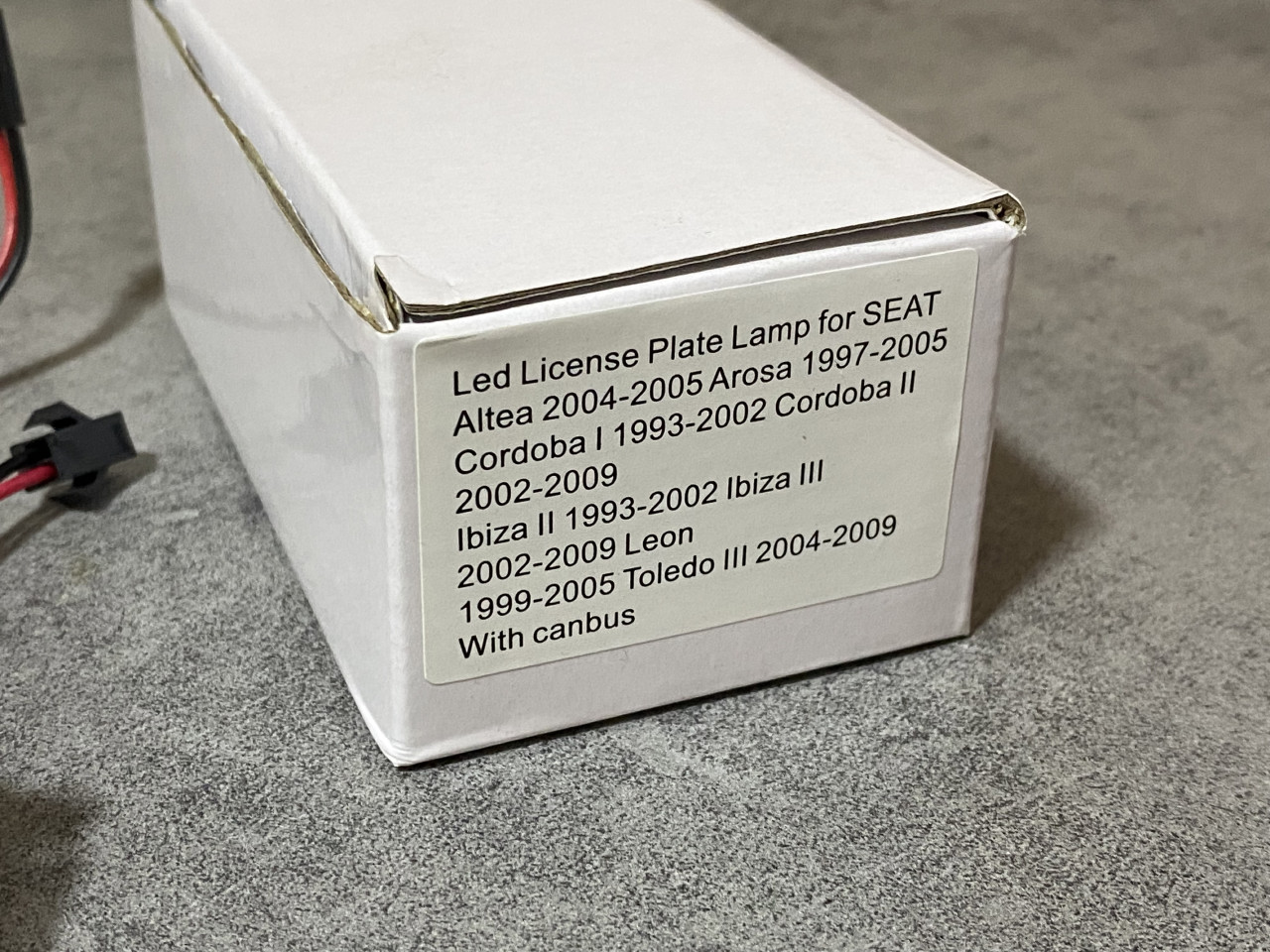 LED Kucista Tablica Seat Leon Ibiza Altea Toledo