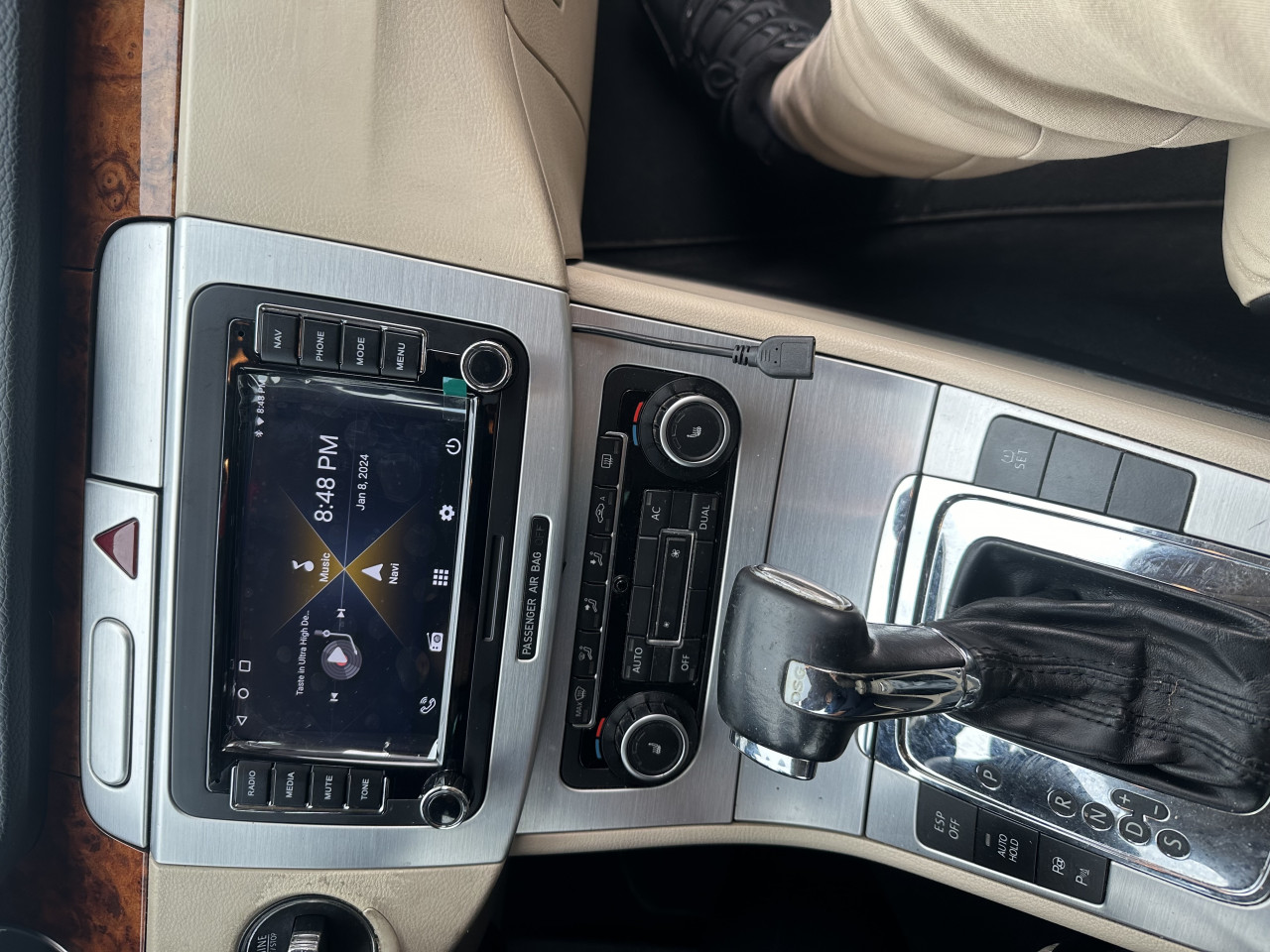 Android Multimedija Radio 4+64 GB VW SEAT SKODA RNS Bluetooth Aux