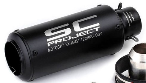 SC Project Auspuh Motor Suzuki Honda 51-60mm Yamaha Akrapovic