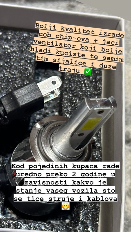 C6 led H7 H1 H8 LED Sijalice 36w RedLine Najbolje c6 led u BiH