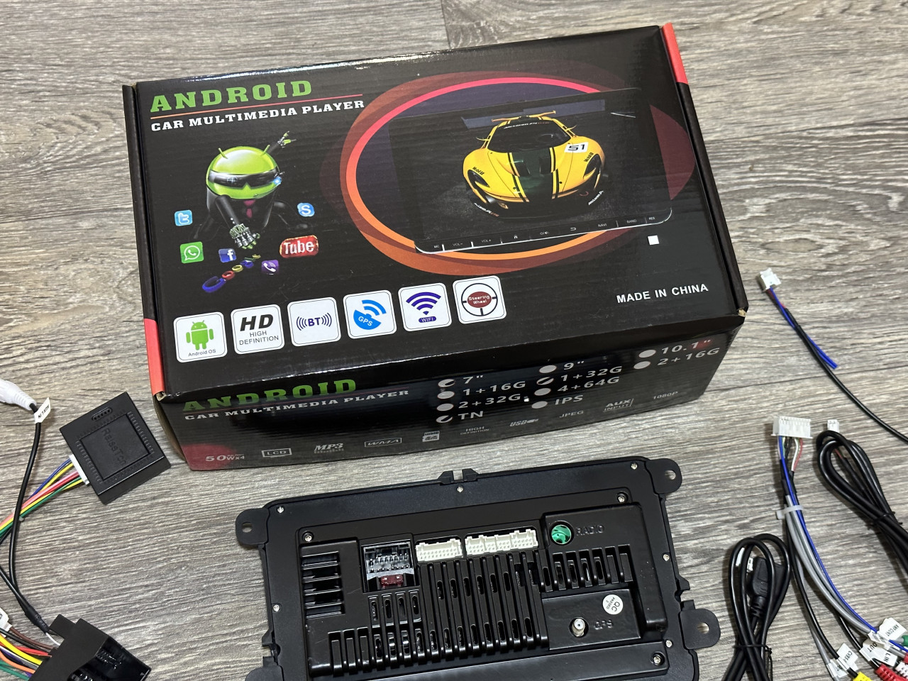 Android Multimedija Radio 4+64 GB VW SEAT SKODA RNS Bluetooth Aux