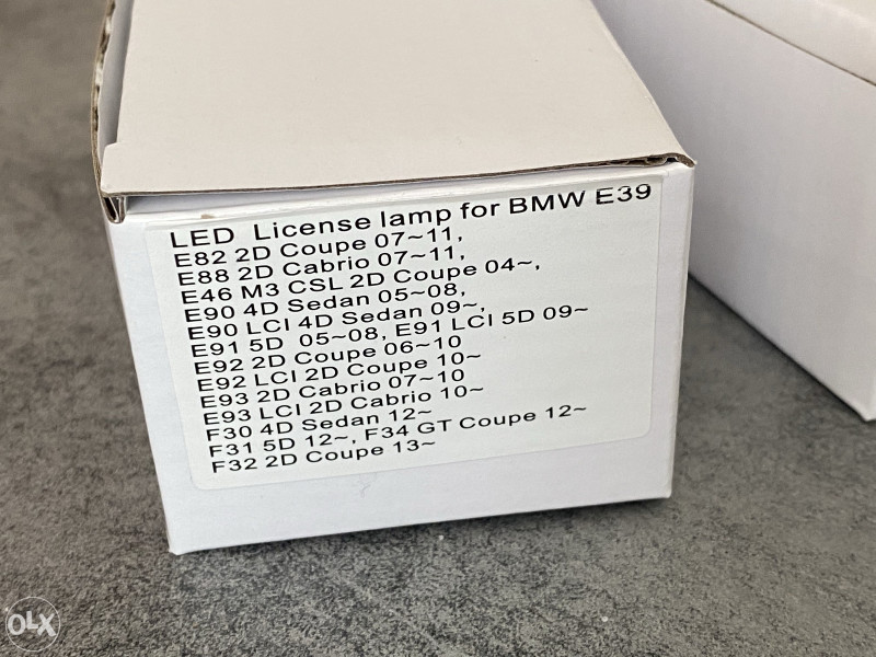 LED Kuciste za tablicu BMW e39 f30 f31 e90 e46