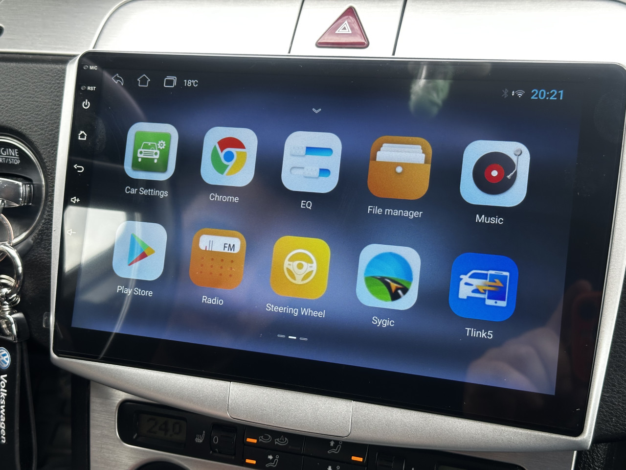 Multimedija navigacija android vw pasat 6 7 cc passat 10incha