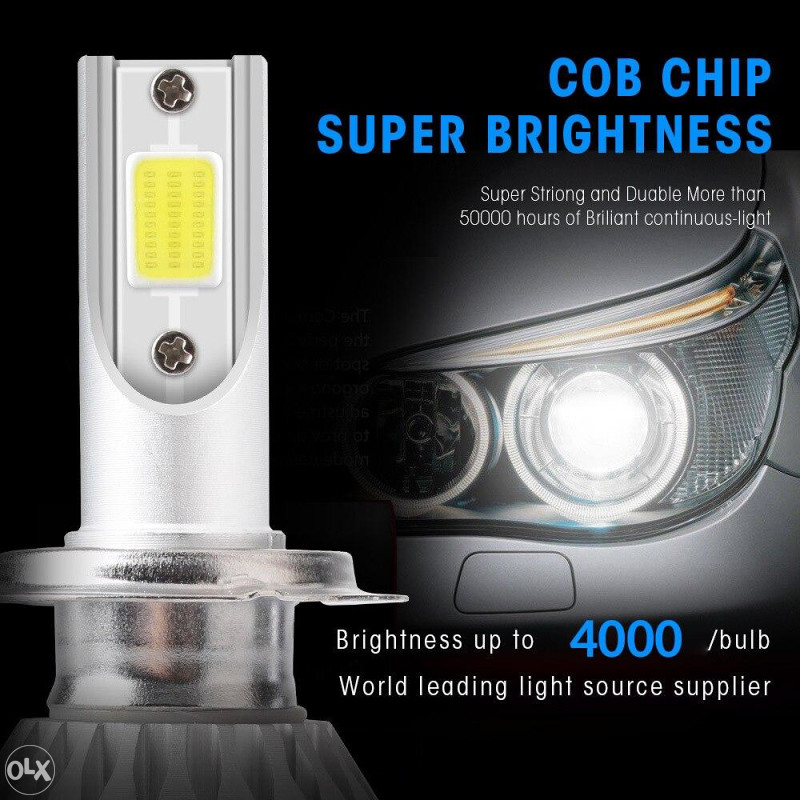 LED C6 H7 H1 Kratke Sijalice + Gratis Pozicije 12V 24V 3600LM 36W