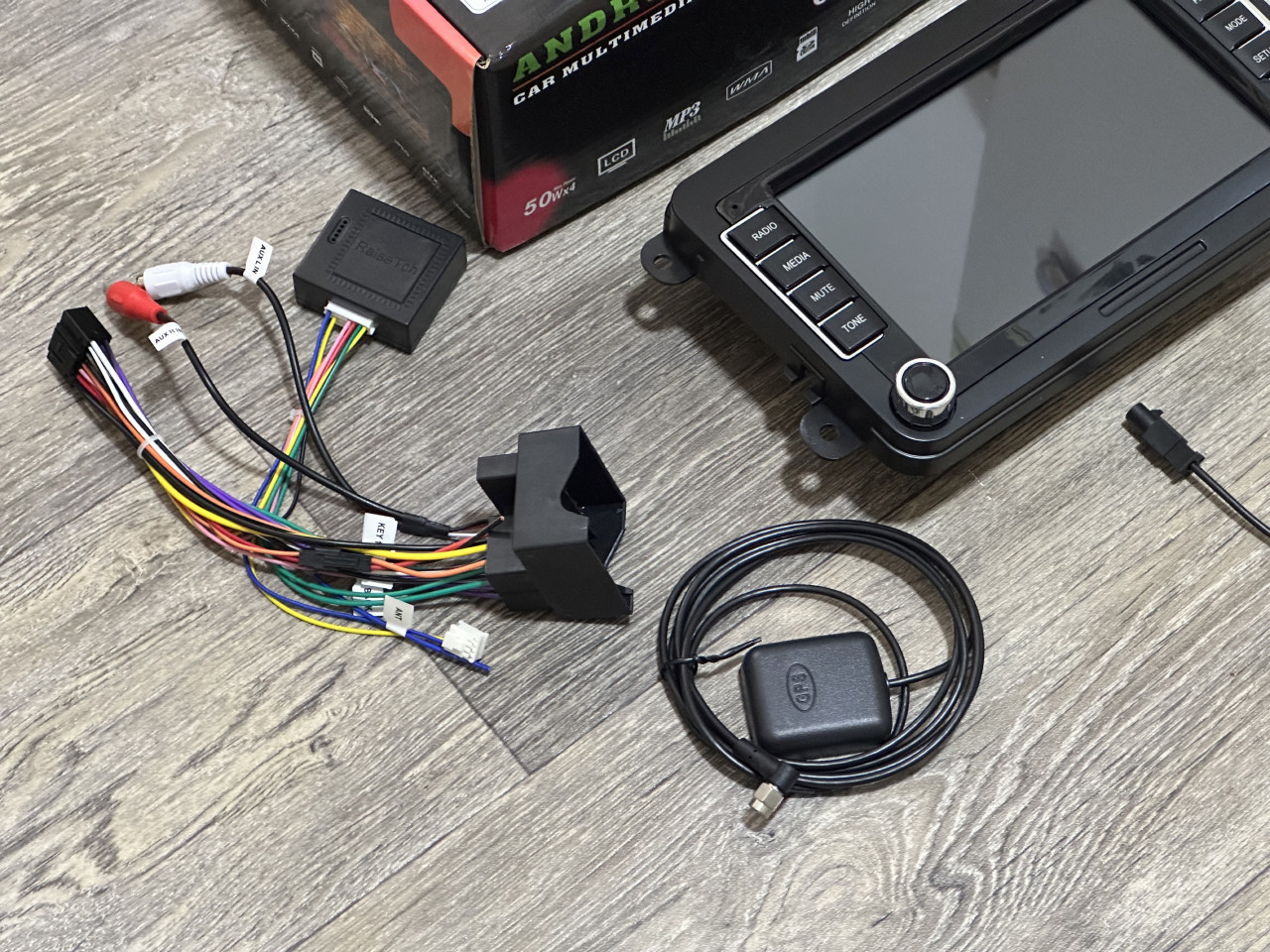 Android Multimedija Radio 4+64 GB VW SEAT SKODA RNS Bluetooth Aux