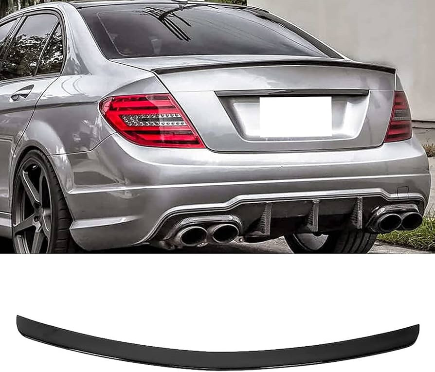 Mercedes w211 w212 w213 w205 spojler gepeka lip crni c e klasa
