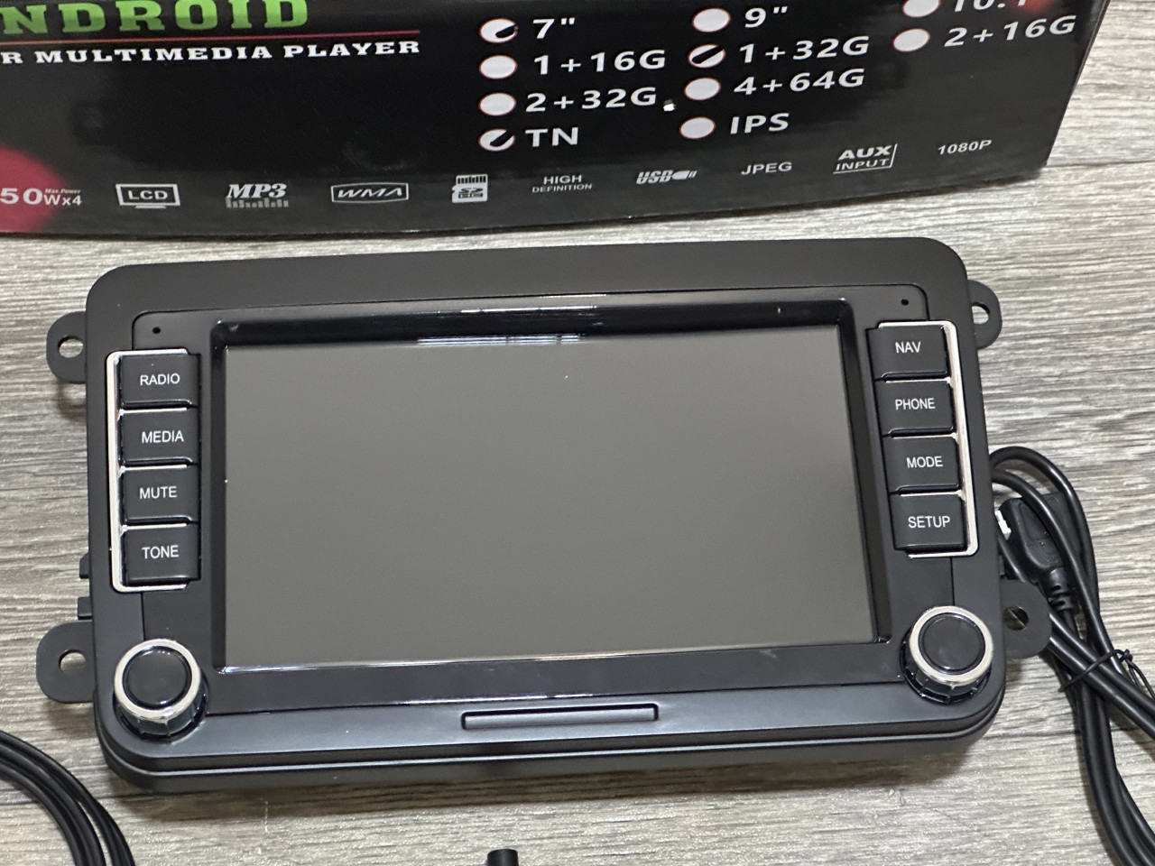 Android Multimedija Radio 4+64 GB VW SEAT SKODA RNS Bluetooth Aux