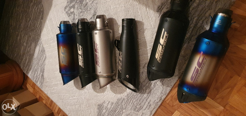 SC Project Auspuh Motor Suzuki Honda 51-60mm Yamaha Akrapovic