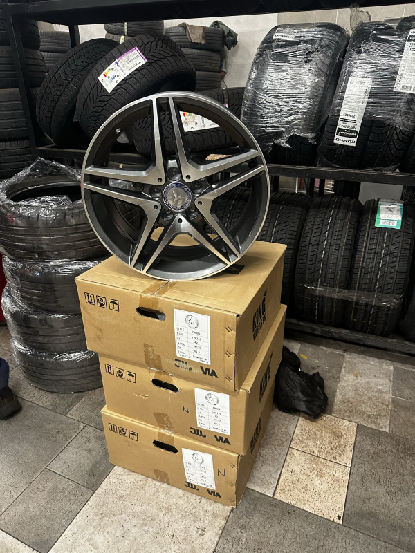 Felge sa gumama zimske Mercedes C E Klasa 17 5x112