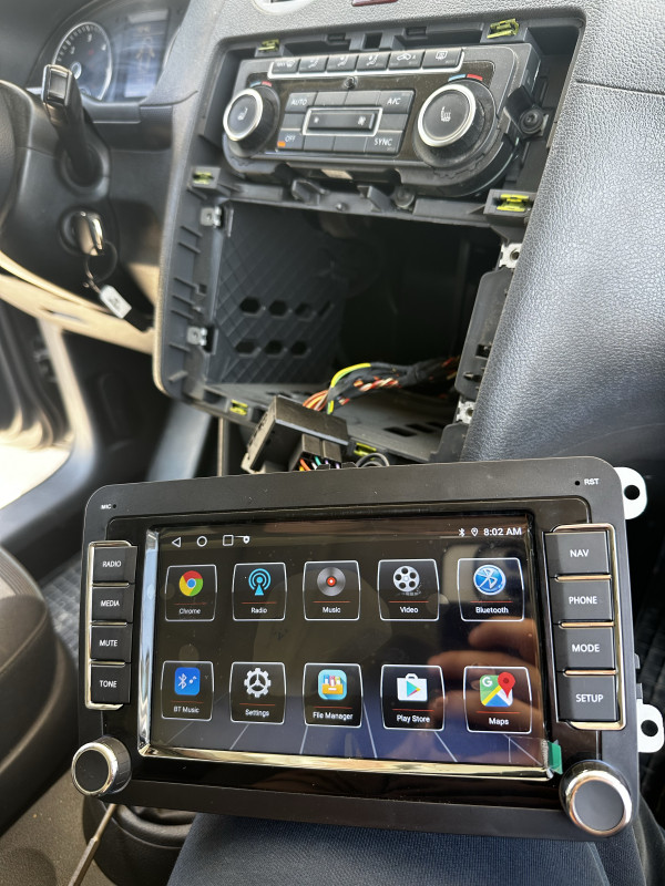 Golf 5 6 android radio multimedija navigacija pasat b6 b7 cc