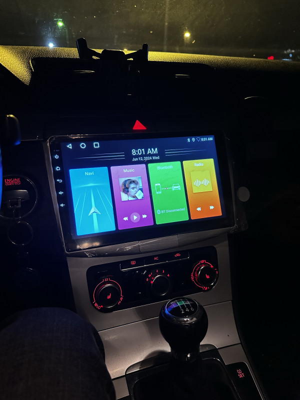 Navigacija 4+64 Multimedija Passat cc b6 b7 Android 10 incha