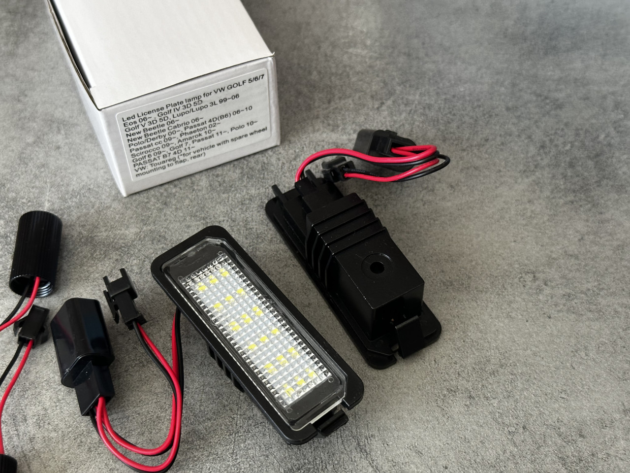 LED Sijalice Kuciste kucista tablica vw polo 4 5 6 golf passat