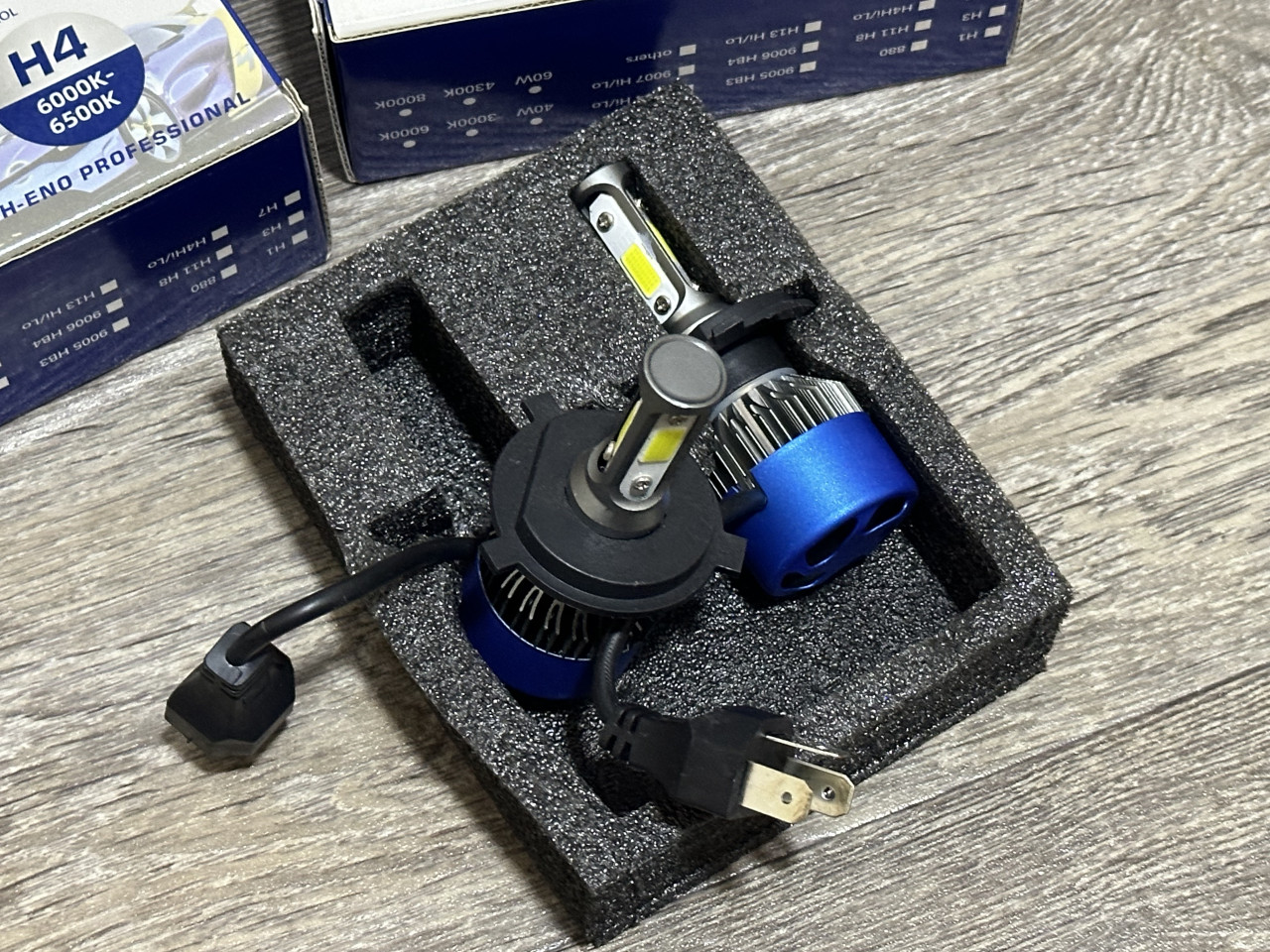 H4 50w Led Sijalice H4 CanBus 3side Cob Chip Dugo Kratko