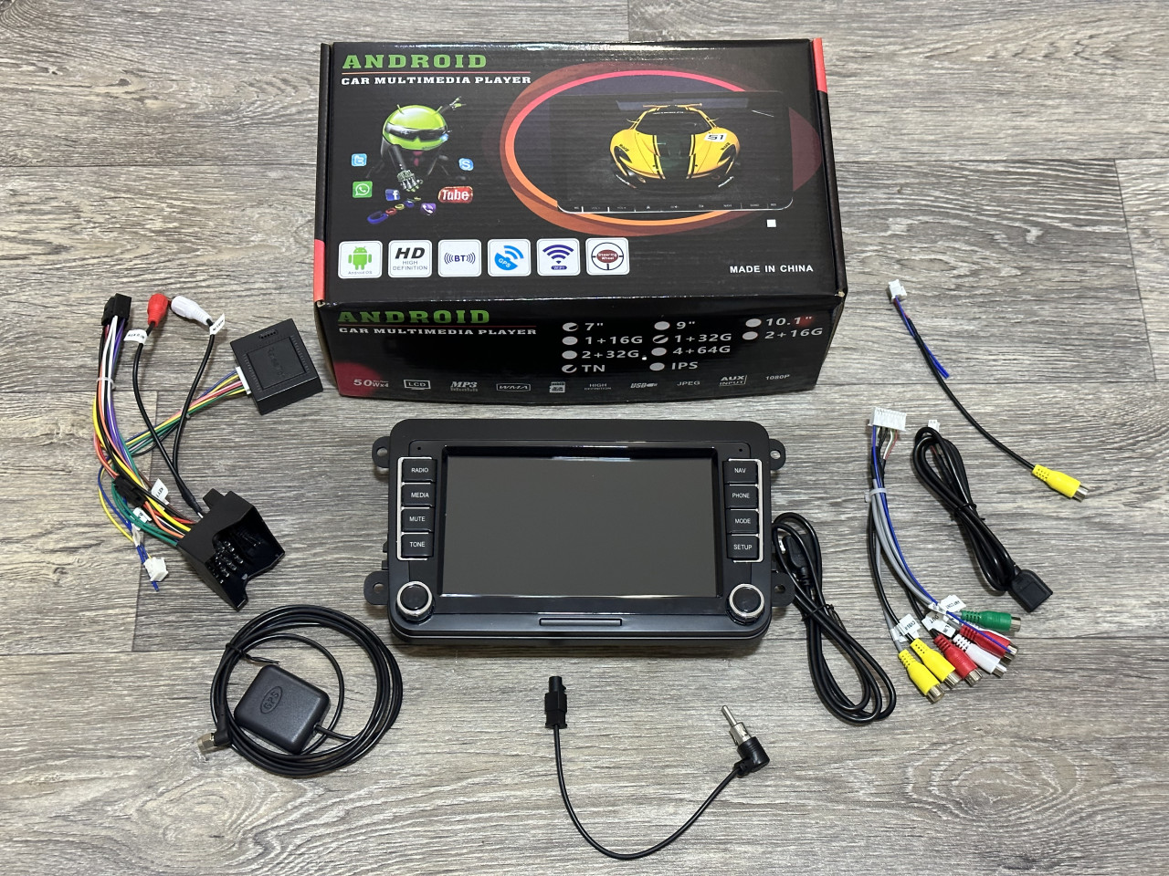 Radio Multimedija VW 4+64 GB Android VW Polo Golf Touran Passat