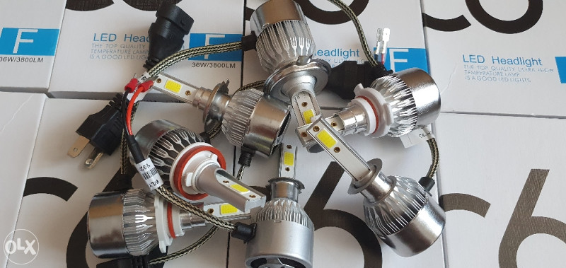 LED Sijalica komad C6 + H1,H4,H7,H8,H9,H11,Hb4,Hb4