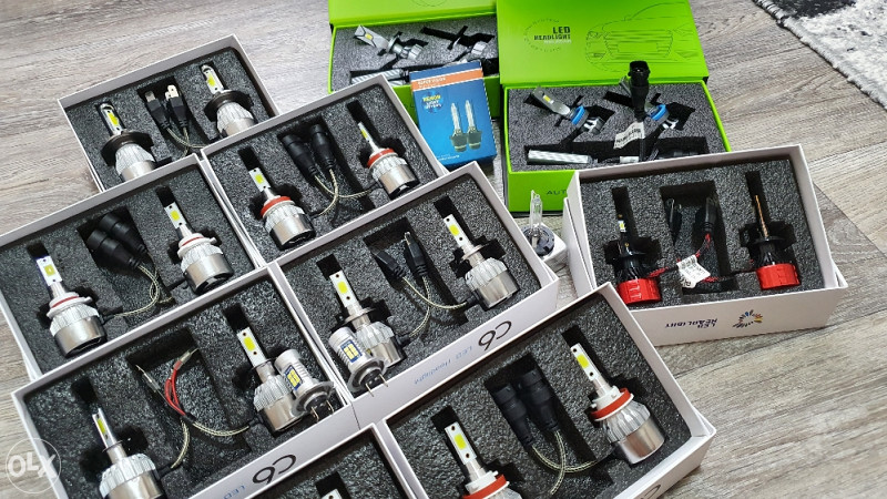 LED Sijalica komad C6 + H1,H4,H7,H8,H9,H11,Hb4,Hb4
