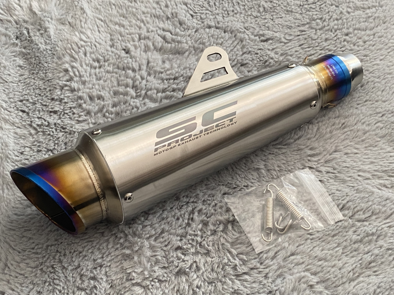 SC Project Auspuh Motor Suzuki Honda 51-60mm Yamaha Akrapovic