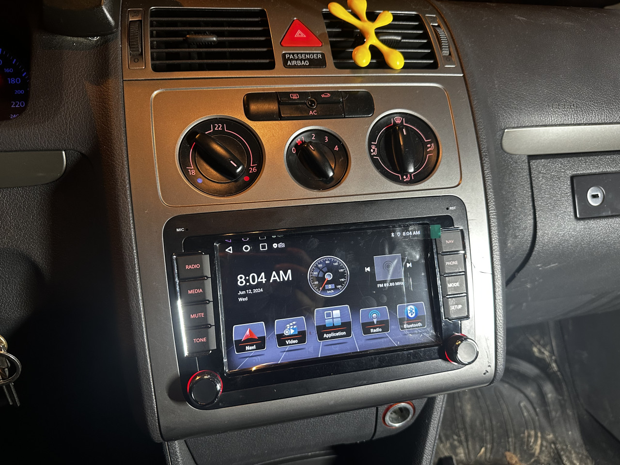 Android Multimedija 7 incha RNS 4+64GB Golf Tiguan Skoda VW