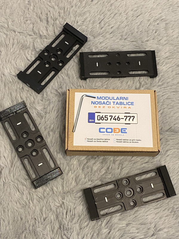 Nosaci Tablica Okvirovi Okvir Tablice Auto Modularni