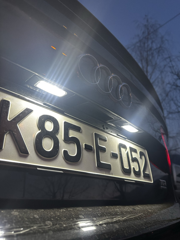 LED Kucista Tablicu Kuciste Tablice VW Bmw Audi Golf Bez Greske