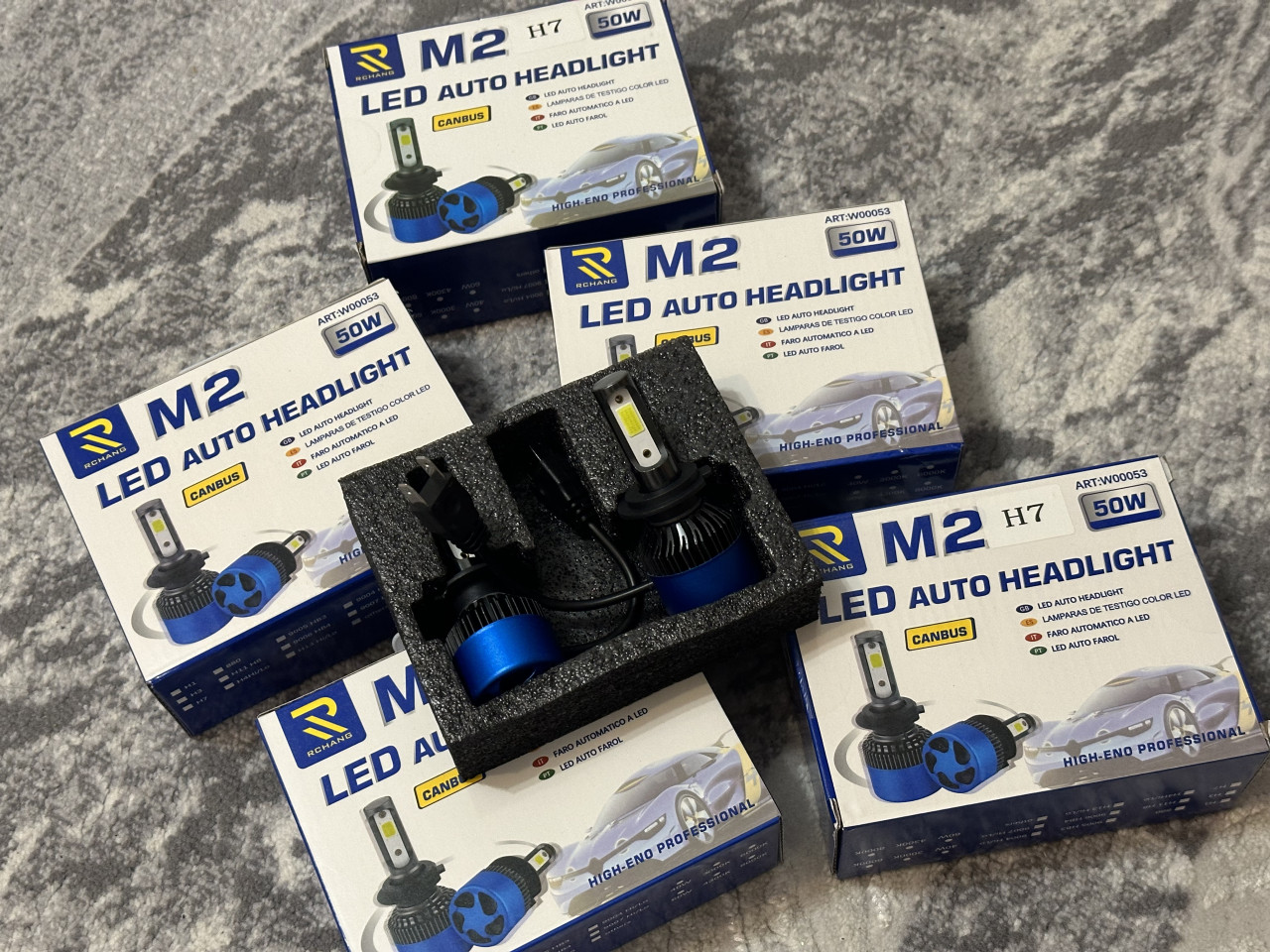 M2 LED H7 Canbus 50w SET + gratis led pozicije
