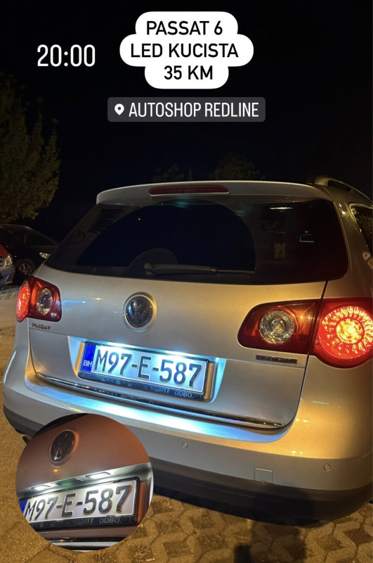 LED Kucista Tablicu Kuciste Tablice VW Bmw Audi Golf Bez Greske