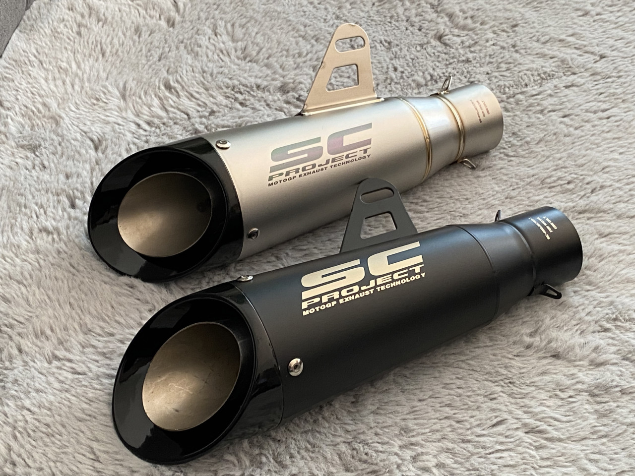 SC Project Auspuh Motor Suzuki Honda 51-60mm Yamaha Akrapovic