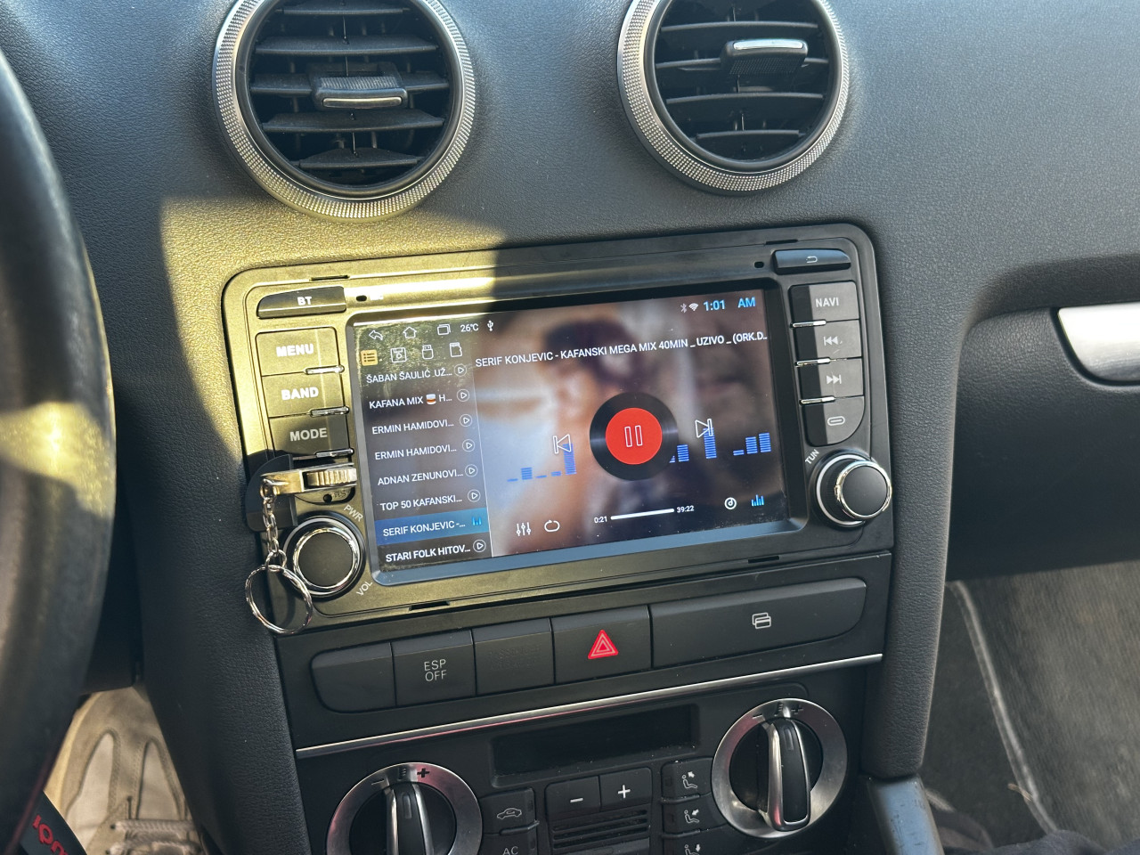 Audi A3 Multimedija android navigacija radio 2-32 7inch