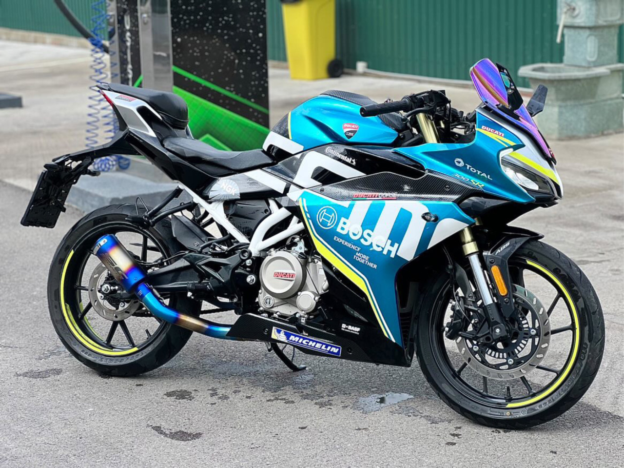 SC Project Auspuh Motor Suzuki Honda 51-60mm Yamaha Akrapovic