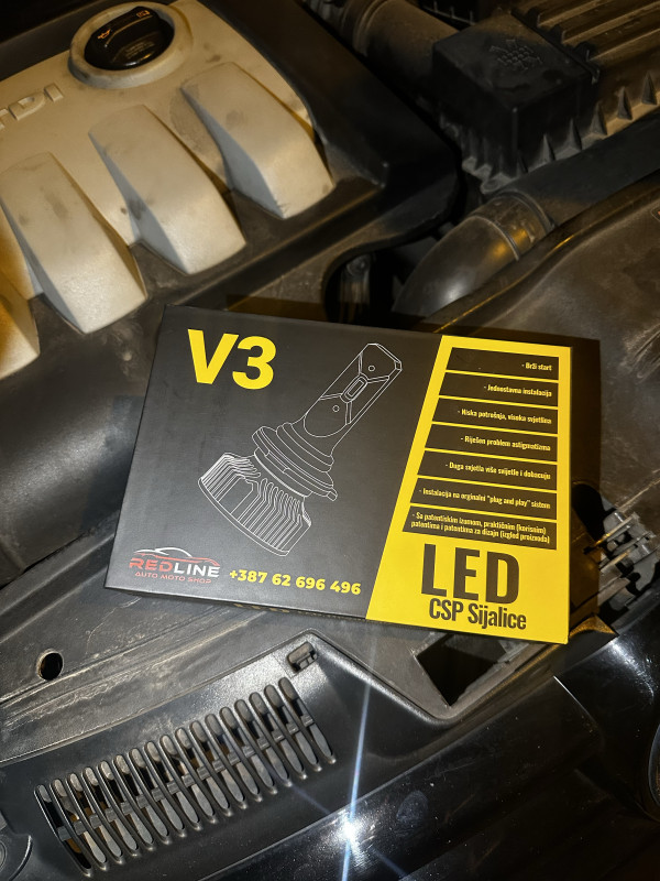 LED Sijalice H7 V3 CanBus Philips chip Garancija H8 H11 Hb4