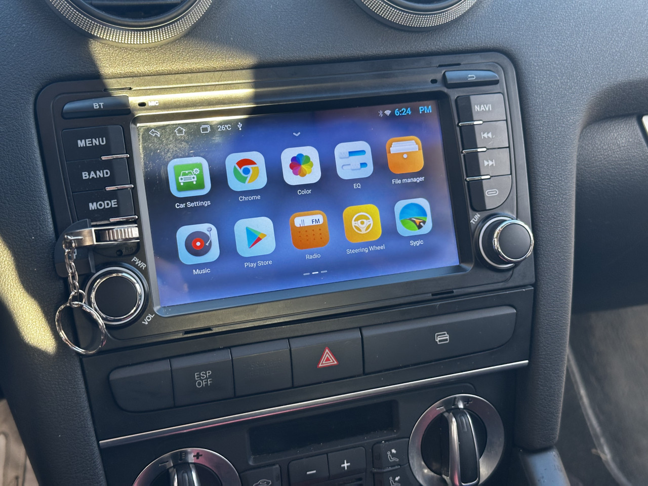 Audi A3 Multimedija android navigacija radio 2-32 7inch