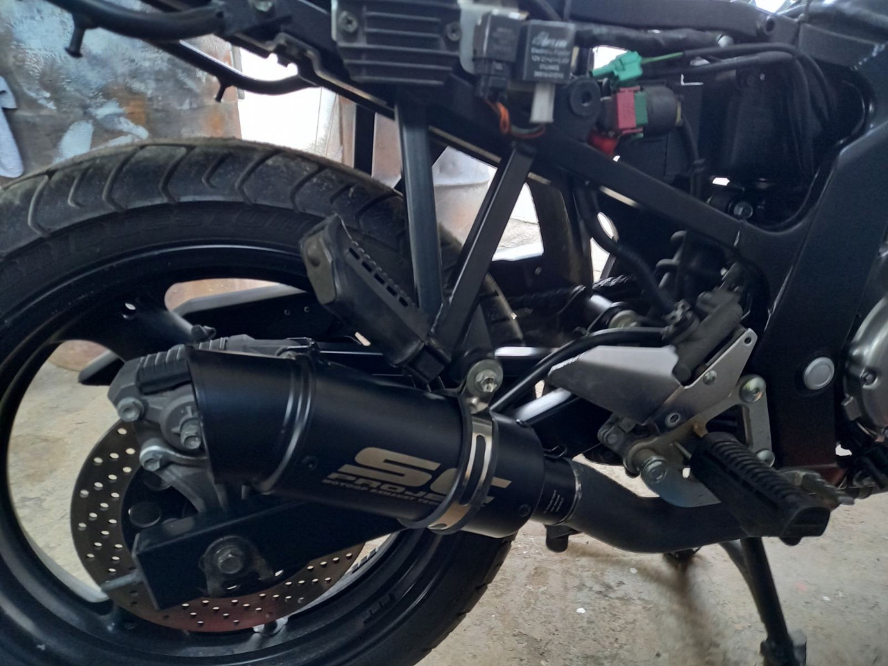 SC Project Auspuh Motor Suzuki Honda 51-60mm Yamaha Akrapovic