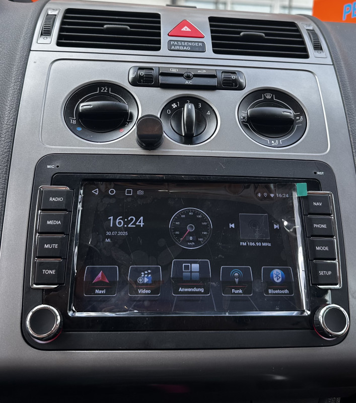 Radio Multimedija VW 4+64 GB Android VW Polo Golf Touran Passat