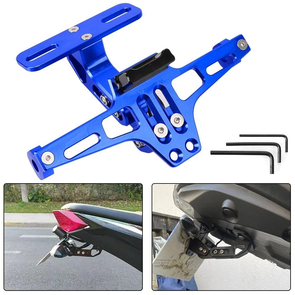 Nosac tablice za motor led svjetlo CNC preklopni alu univerzalni