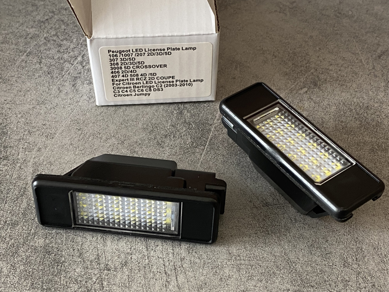 LED Kucista Pezo Tablice Tablica Peugeot Citroen