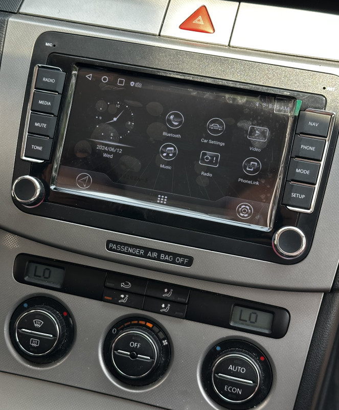 Radio Multimedija VW 4+64 GB Android VW Polo Golf Touran Passat
