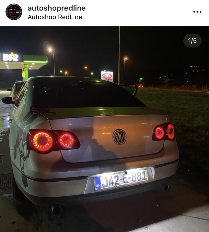 LED Kucista Tablicu Kuciste Tablice VW Bmw Audi Golf Bez Greske