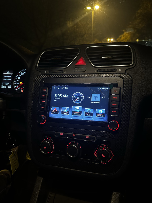 Android Multimedija 7 incha RNS 4+64GB Golf Tiguan Skoda VW