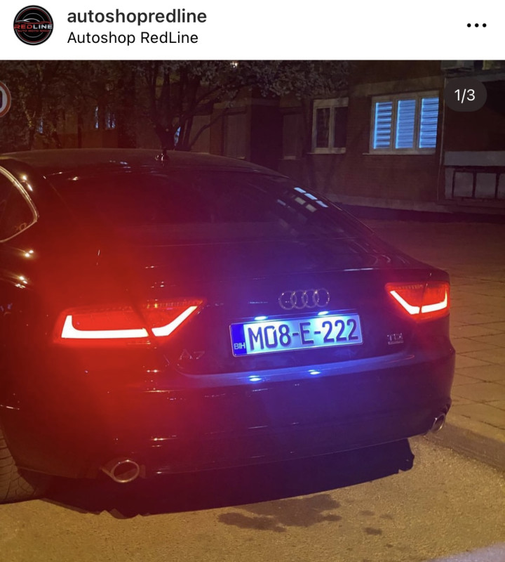 LED Kucista Tablicu Kuciste Tablice VW Bmw Audi Golf Bez Greske