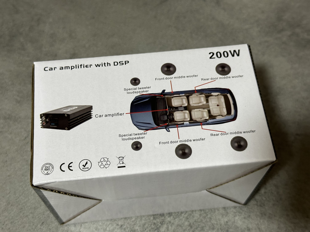 Pojacalo za multimediju auto muziku amplifer 200W DSP