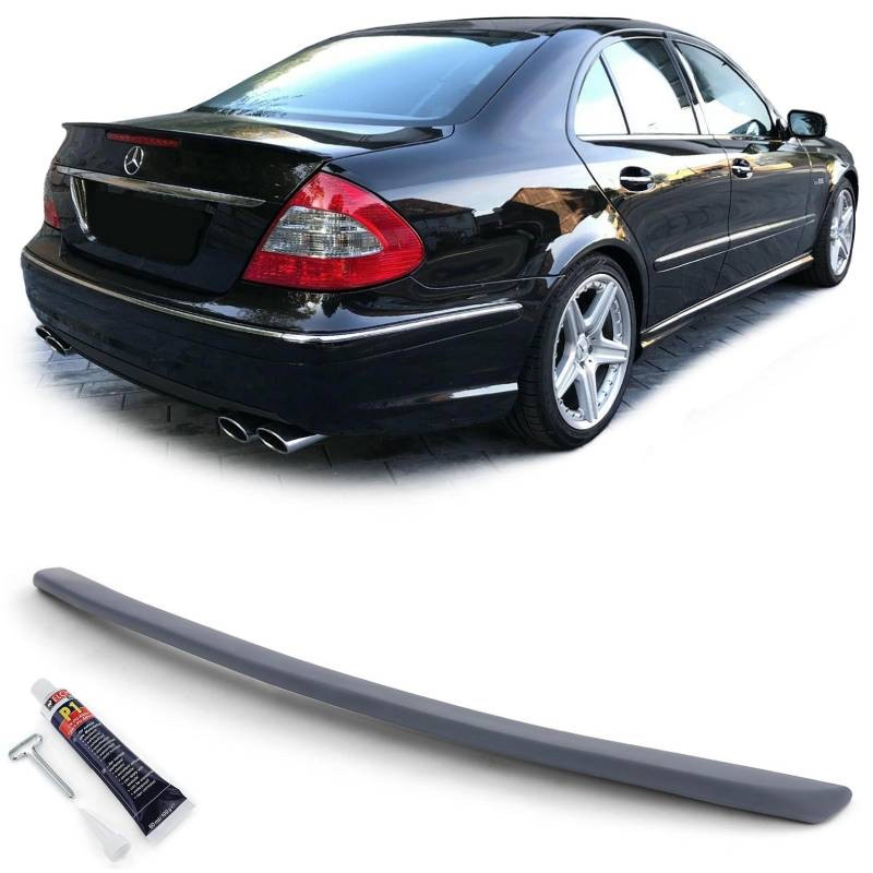 Mercedes w211 w212 w213 w205 spojler gepeka lip crni c e klasa
