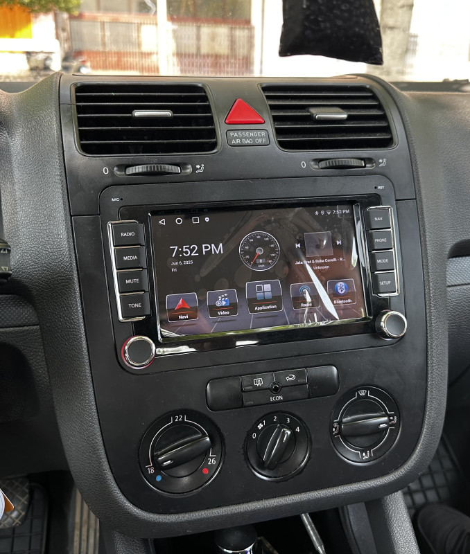 Radio Multimedija VW 4+64 GB Android VW Polo Golf Touran Passat