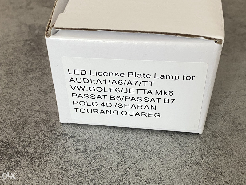 LED Kuciste za tablice A6 A7 Audi Passat Golf