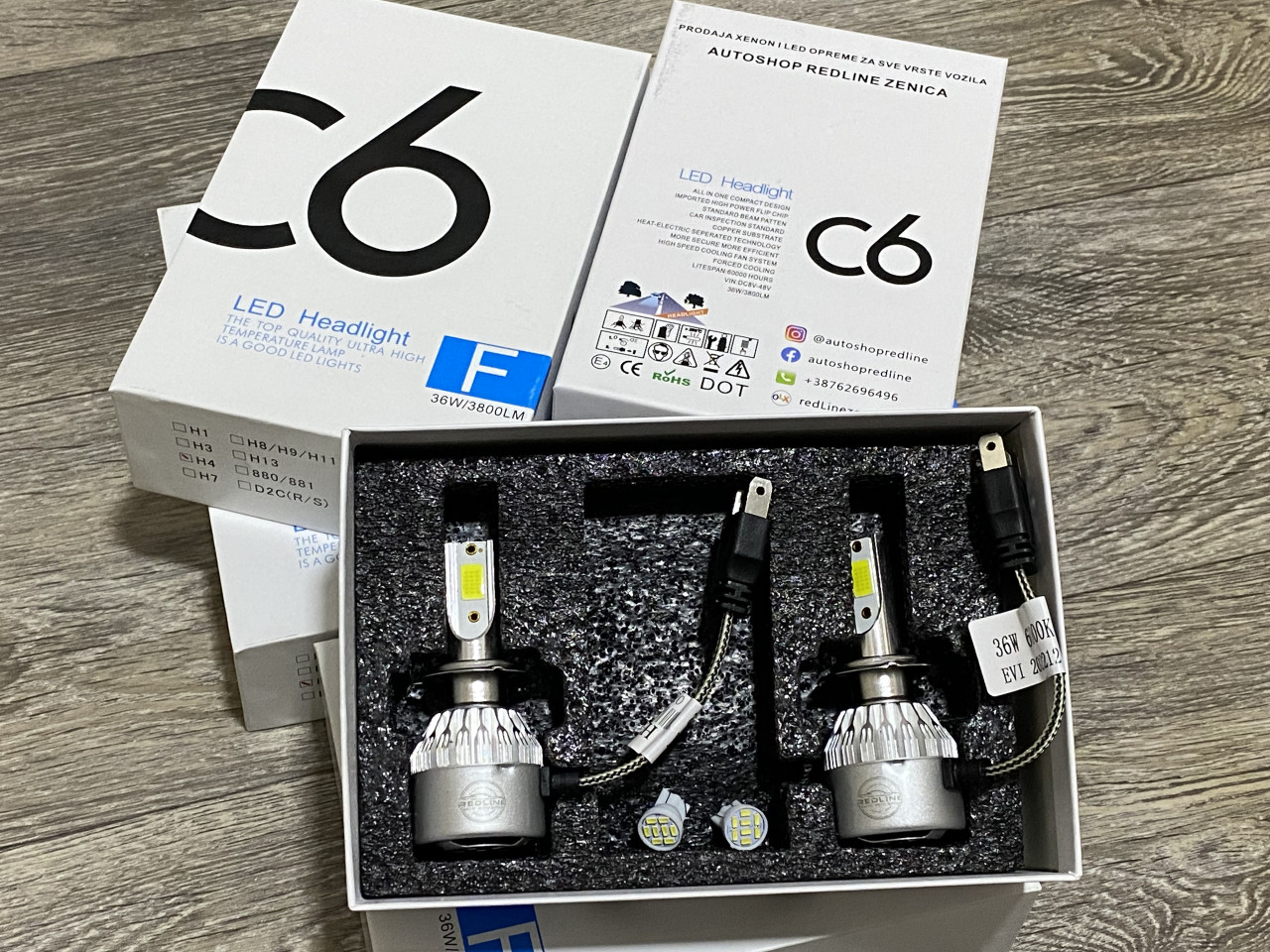 Led sijalice c6 h7 h1 h3 h8 h9 h11 + pozicije Black Friday