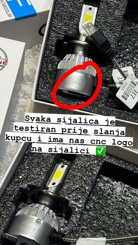 Led sijalice c6 h7 h1 h3 h8 h9 h11 + pozicije Black Friday